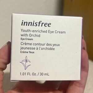 Innisfree Youth-Enriched Eye Cream With Orchid 1.01 Fl. Oz / 30 ML Exp 10/2026